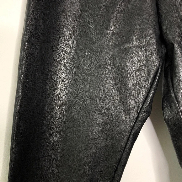 Commando Black Perfect Control Faux Vegan Leather Leggings Size S - Picture 8 of 12